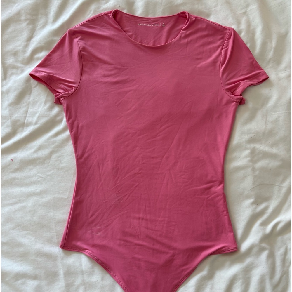 Abercrombie and fitch pink bodysuit size S